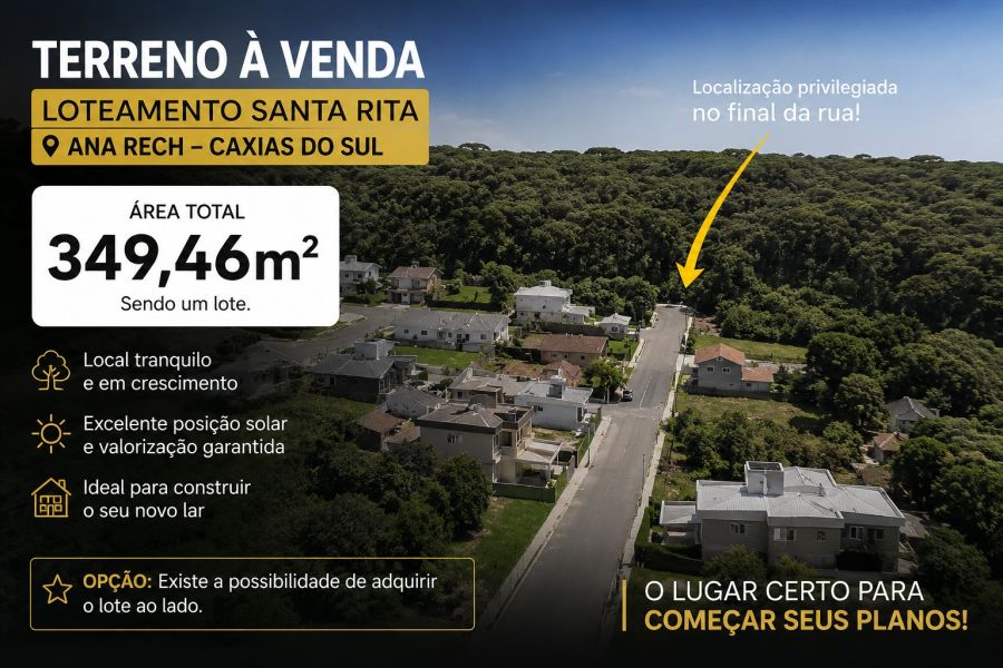 Terreno - Venda - Ana Rech - Caxias do Sul - RS
